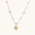 Crystal Heart Charm Necklace