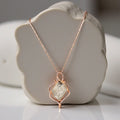 MALIN Collier Plaquée Or Rose 14K