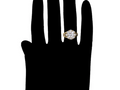 Leila Ring Plaqué Or élégant 14K