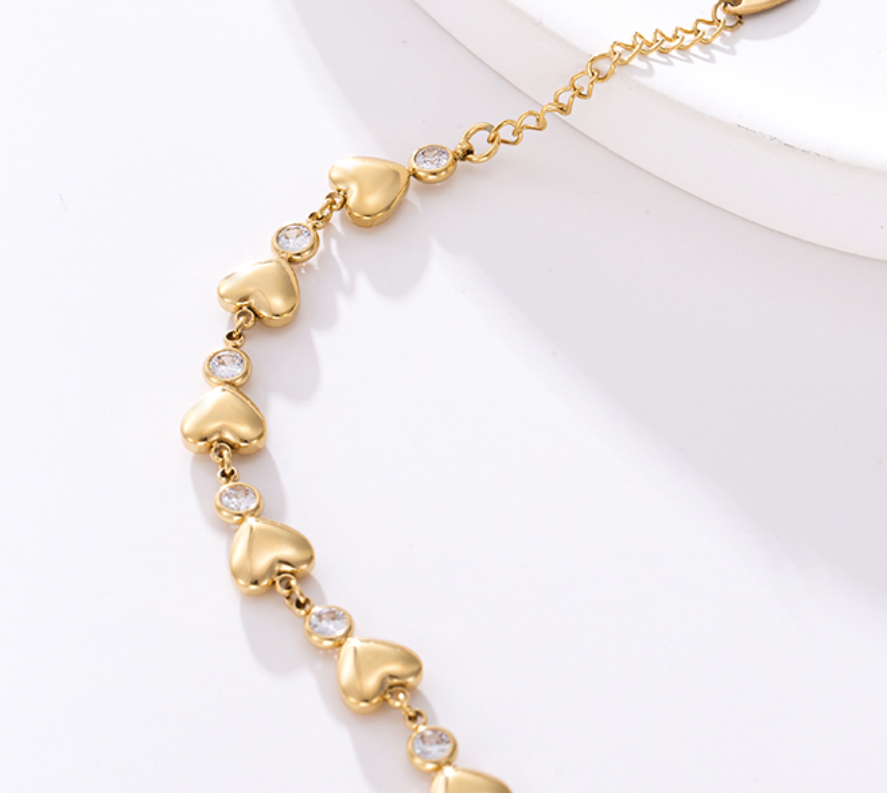 MOLLI Bracelet plaqué or 14K