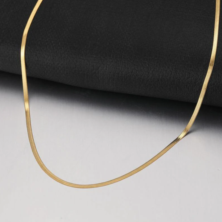 Signature Herringbone Chain Necklace