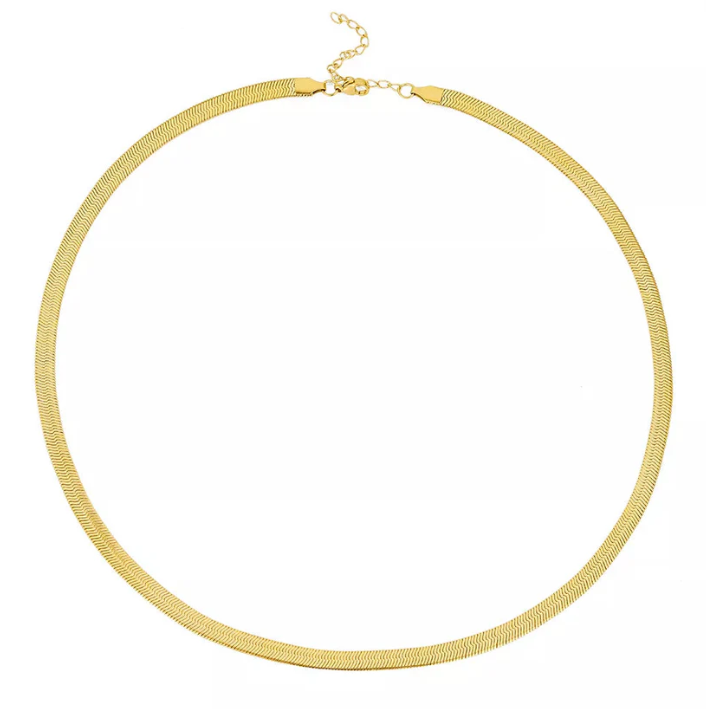 Signature Herringbone Chain Necklace